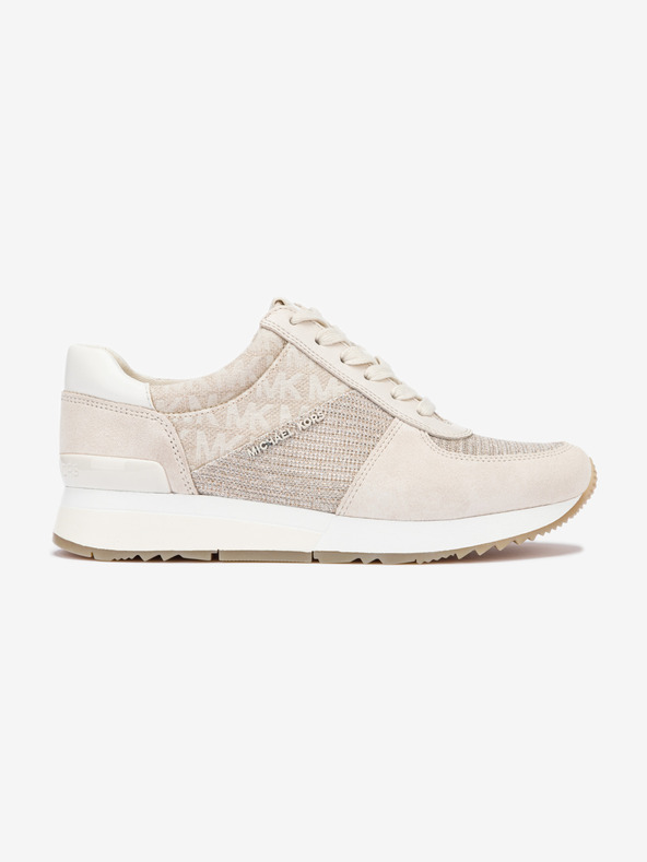 Michael Kors Béžové dámské tenisky se semišovými detaily Michael Kors Allie Trainer
