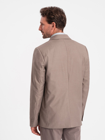 Ombre Clothing Béžové pánské sako Ombre Clothing