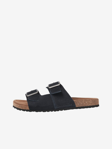 Jack & Jones Tmavě modré pánské semišové pantofle Jack & Jones Louis