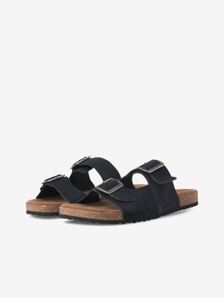 Jack & Jones Tmavě modré pánské semišové pantofle Jack & Jones Louis