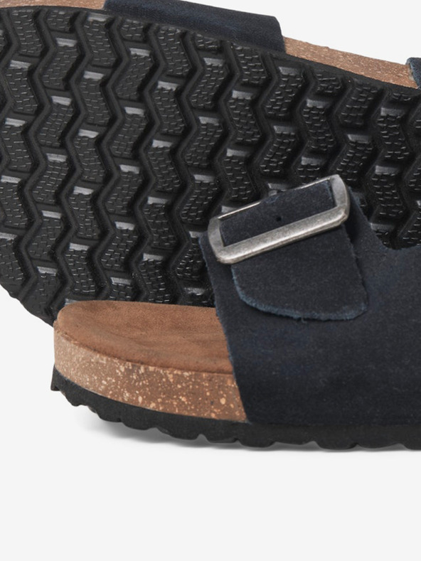 Jack & Jones Tmavě modré pánské semišové pantofle Jack & Jones Louis