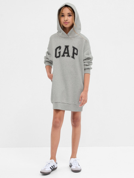 GAP Dětské mikinové šaty s logem Gap