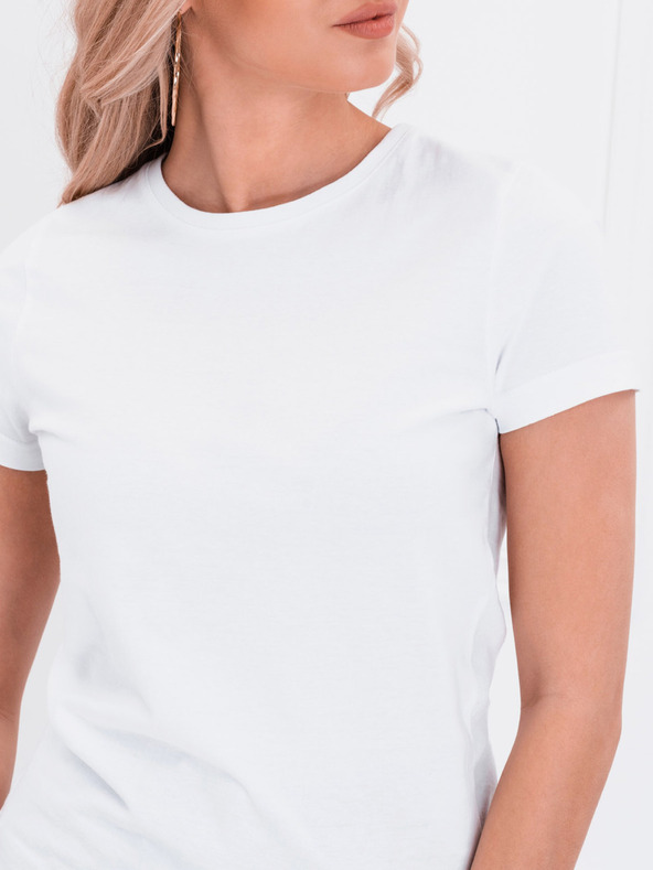 Edoti Bílé dámské basic tričko Edoti