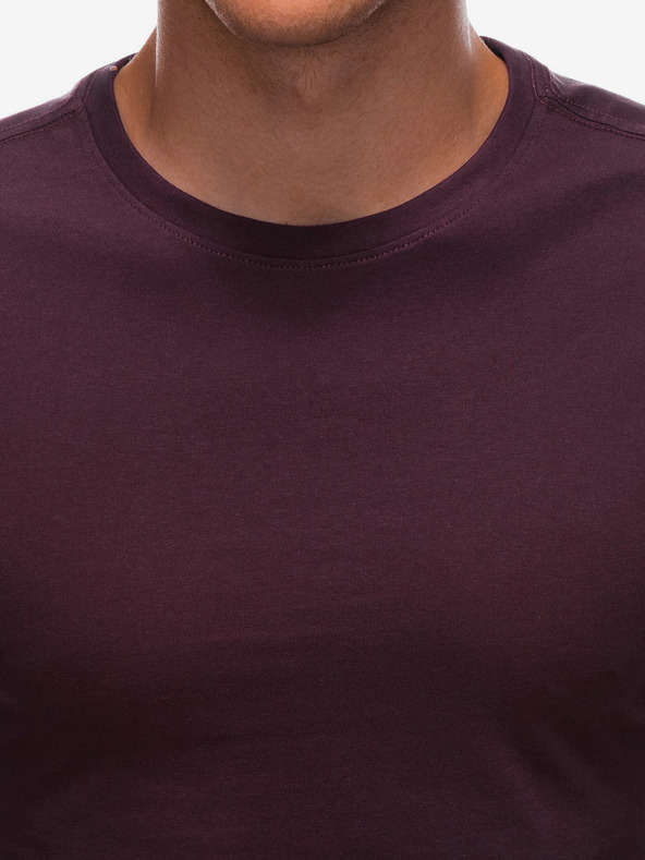 Edoti Vínové pánské basic tričko Edoti