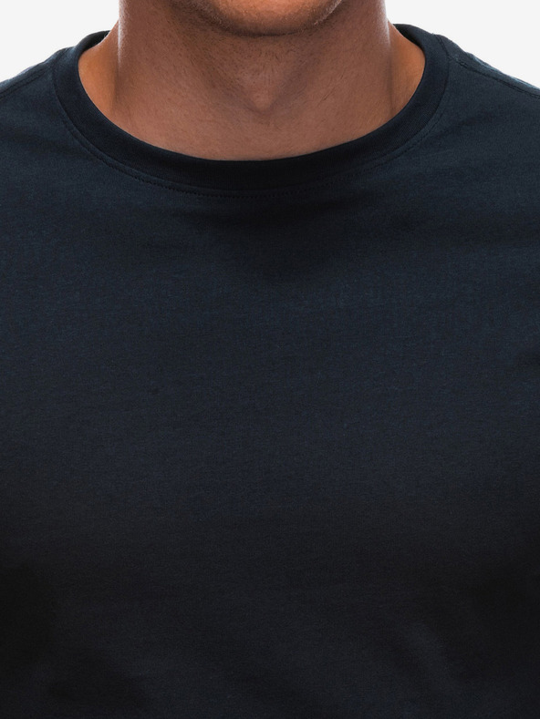 Edoti Tmavě modré pánské basic tričko Edoti