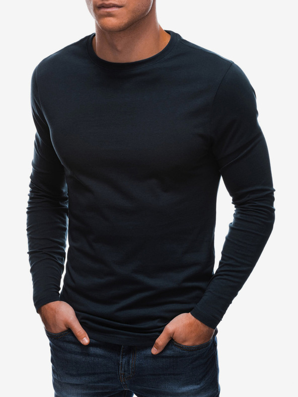 Edoti Tmavě modré pánské basic tričko Edoti