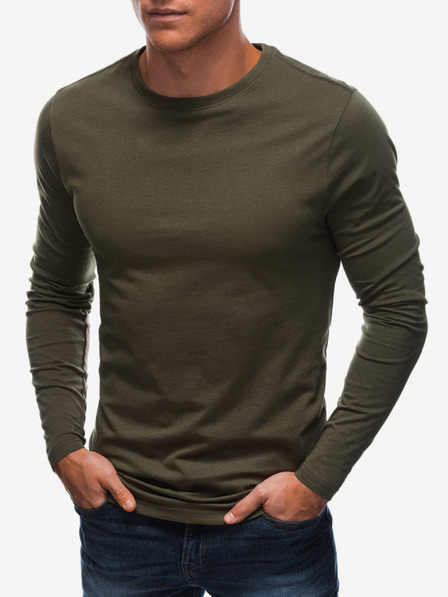 Edoti Khaki pánské basic tričko Edoti