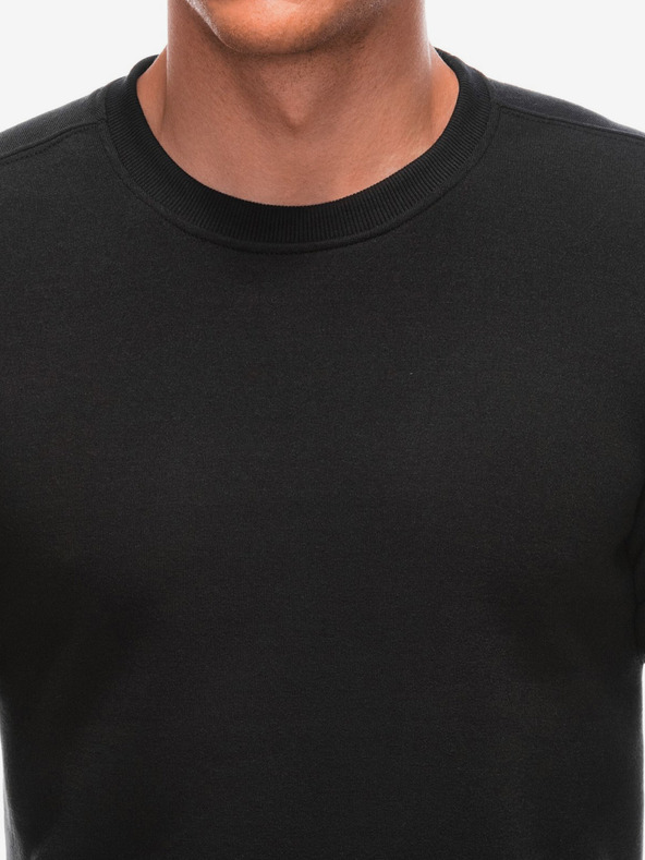 Edoti Černá pánská basic mikina Edoti