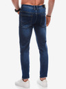 Edoti Tmavě modré pánské slim fit džíny Edoti