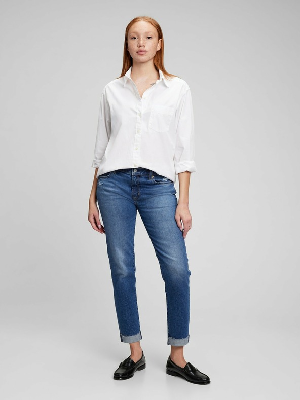 GAP Džíny girlfriend Mid Rise GAP