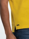 Ombre Clothing Žluté pánské polo tričko Ombre Clothing