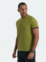 Ombre Clothing Světle zelené pánské polo tričko Ombre Clothing