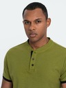 Ombre Clothing Světle zelené pánské polo tričko Ombre Clothing