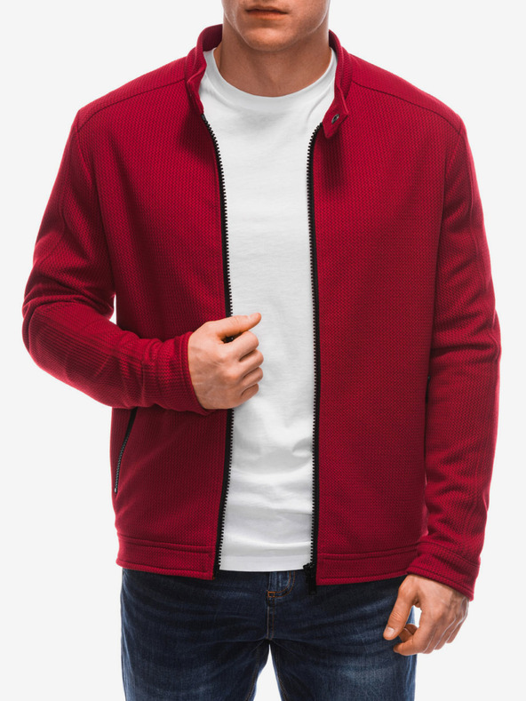 Edoti Červená pánská lehká bunda Edoti