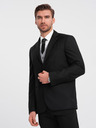 Ombre Clothing Černé pánské sako Ombre Clothing