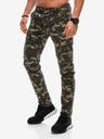Edoti Khaki pánské army cargo kalhoty Edoti