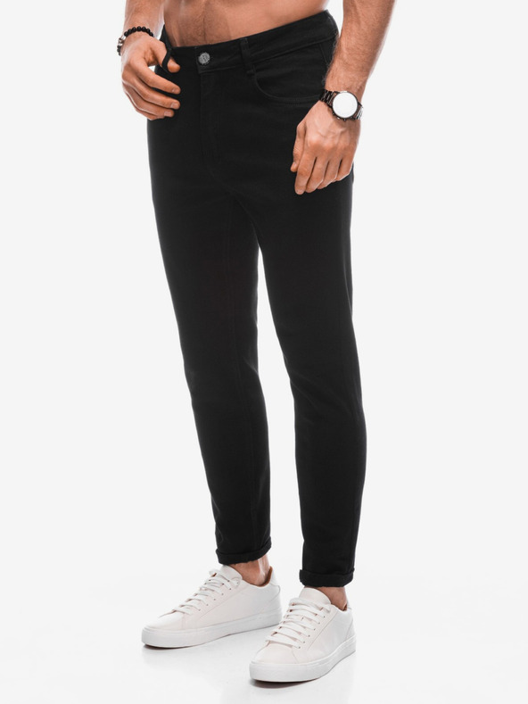 Edoti Černé pánské džíny Edoti