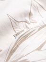 Ombre Clothing Béžovo-krémové pánské vzorované tričko Ombre Clothing