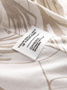 Ombre Clothing Béžovo-krémové pánské vzorované tričko Ombre Clothing