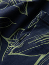 Ombre Clothing Zeleno-modré pánské vzorované tričko Ombre Clothing