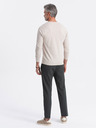 Ombre Clothing Béžové pánské basic tričko Ombre Clothing