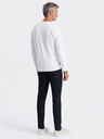 Ombre Clothing Bílé pánské basic tričko Ombre Clothing
