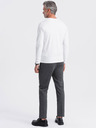 Ombre Clothing Bílé pánské basic tričko Ombre Clothing