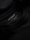 Ombre Clothing Černé pánské basic tričko Ombre Clothing