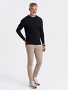 Ombre Clothing Černé pánské basic tričko Ombre Clothing