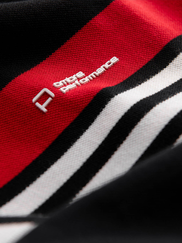 Ombre Clothing Černé pánské polo tričko Ombre Clothing