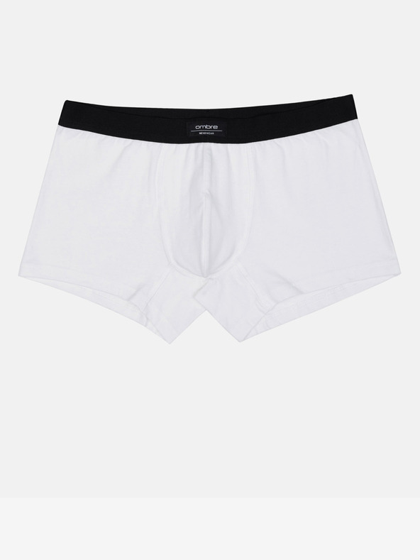 Ombre Clothing Bílé pánské boxerky Ombre Clothing