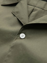 Ombre Clothing Khaki pánská košile s krátkým rukávem Ombre Clothing
