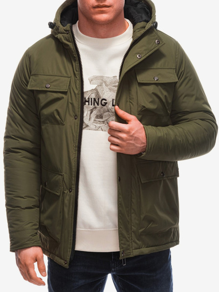 Edoti Khaki pánská zimní bunda Edoti