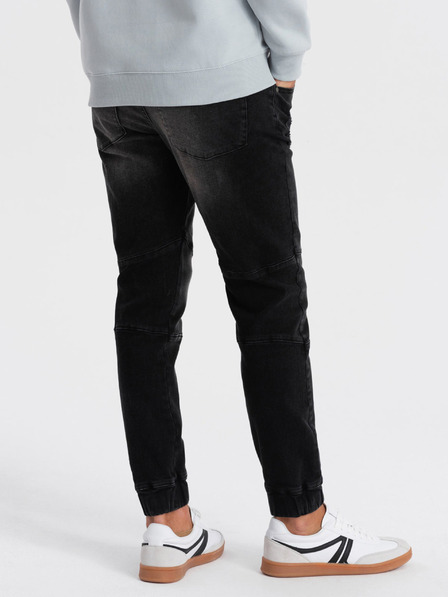 Ombre Clothing Černé pánské džíny Ombre Clothing