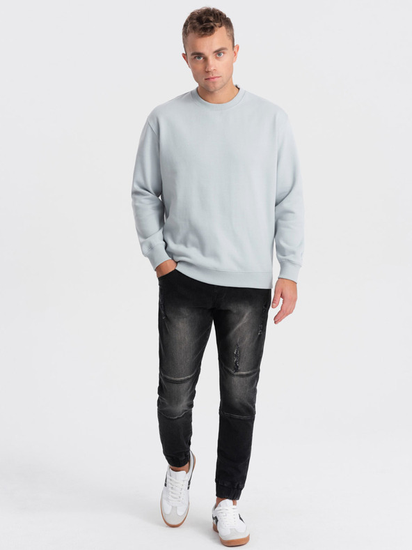 Ombre Clothing Černé pánské džíny Ombre Clothing