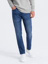 Ombre Clothing Modré pánské slim fit džíny Ombre Clothing