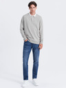 Ombre Clothing Modré pánské slim fit džíny Ombre Clothing