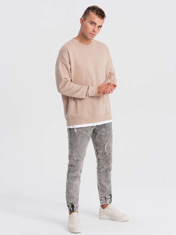 Ombre Clothing Šedé pánské džíny Ombre Clothing