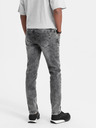 Ombre Clothing Šedé pánské slim fit džíny Ombre Clothing