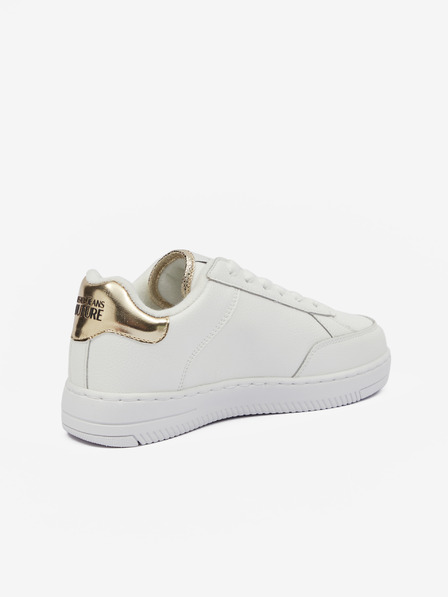 Versace Jeans Couture Bílé dámské kožené tenisky Versace Jeans Couture Fondo Meyssa
