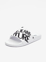Versace Jeans Couture Bílé dámské pantofle Versace Jeans Couture Fondo Shelly