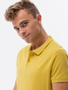 Ombre Clothing Žluté pánské polo tričko Ombre Clothing