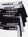 Ombre Clothing Sada sedmi pánských boxerek v šedé, tmavě modré, bílé a černé barvě Ombre Clothing