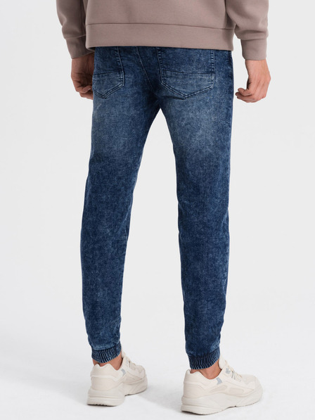 Ombre Clothing Tmavě modré pánské džíny Ombre Clothing