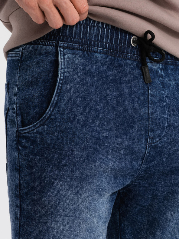 Ombre Clothing Tmavě modré pánské džíny Ombre Clothing