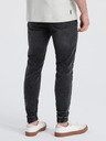 Ombre Clothing Tmavě šedé pánské slim fit džíny Ombre Clothing