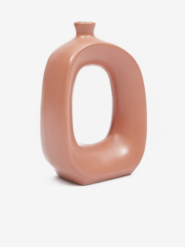 Kaemingk Hnědá keramická váza Kaemingk