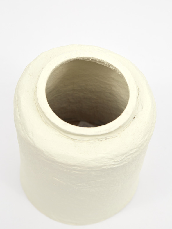 Kaemingk Krémová dekorační papírová váza Kaemingk