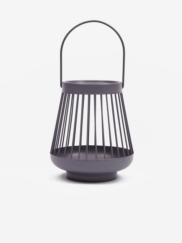 Kaemingk Šedý svícen Kaemingk