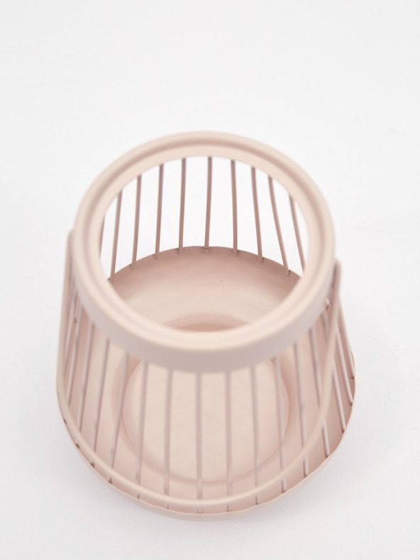 Kaemingk Světle růžový svícen Kaemingk